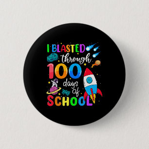 Bóton Redondo 5.08cm Explodido Por 100 Dias De Ensino 100 Dias
