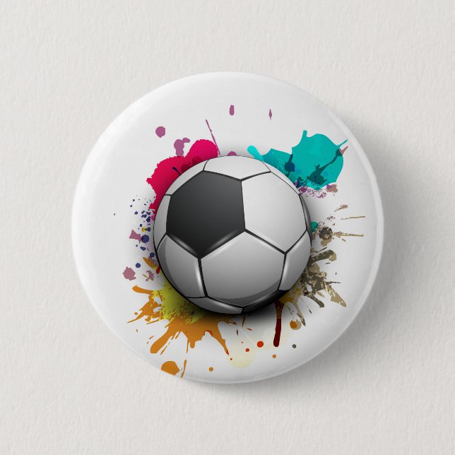Bóton Redondo 5.08cm Explosão do futebol (Frente)