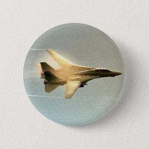BÓTON REDONDO 5.08CM F-14 TOMCAT COM VAPOR