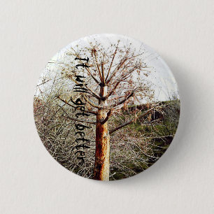 Bóton Redondo 5.08cm Fábrica de Ferula Seca