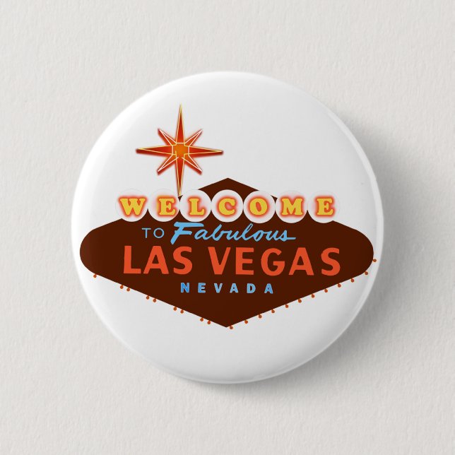 Bóton Redondo 5.08cm Fabulosa Las Vegas (Frente)