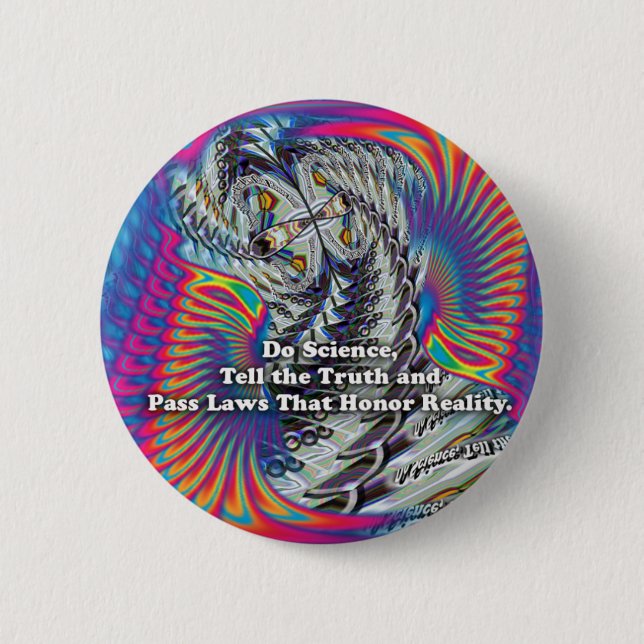 Bóton Redondo 5.08cm Faça o botão da ciência (Frente)