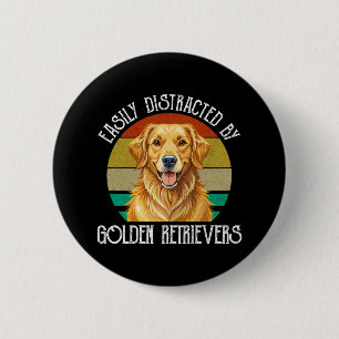 Bóton Redondo 5.08cm Facilmente Distraído Por Golden Retrievers