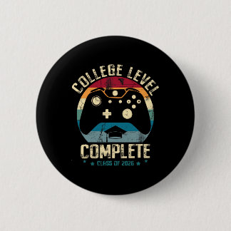 Bóton Redondo 5.08cm Faculdade Concluída Cl De 2026 Gamer Graduação