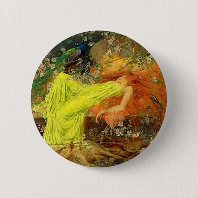 Bóton Redondo 5.08cm Fada — Arthur Wardle (Frente)