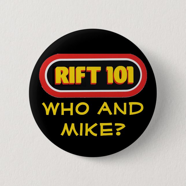 Bóton Redondo 5.08cm FALHA 101 - Quem e Mike? (Frente)
