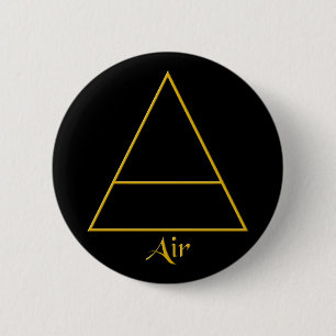 Bóton Redondo 5.08cm Falln Pagan Air Element Symbol