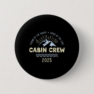 Bóton Redondo 5.08cm Família Cabin Crew 2025 Grupo Amigos da Cabina de 