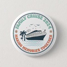 Bóton Redondo 5.08cm Family Cruise 2024 - Memórias do Fazer juntas