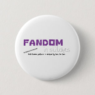 Bóton Redondo 5.08cm Fandom nos pontos