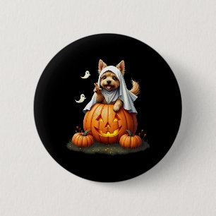 Bóton Redondo 5.08cm Fantasias de Halloween para cachorro Yorkie Fantas