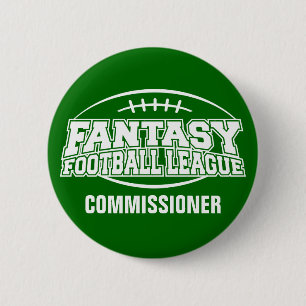 Bóton Redondo 5.08cm Fantasy Futebol FFL Comissário