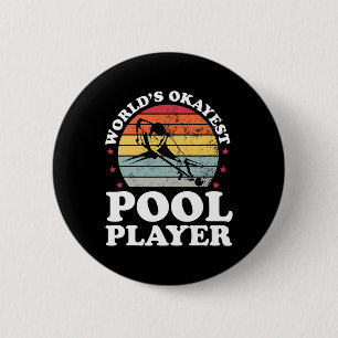 Bóton Redondo 5.08cm Fath do Pai do Jogador da Piscina mais engraçado B