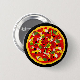 Bóton Redondo 5.08cm Favor do Partido Pizza