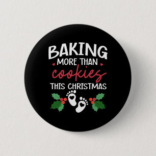 Bóton Redondo 5.08cm Fazendo Mais Que Cookies No Bar De Natal