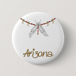 Bóton Redondo 5.08cm Feather Necklace