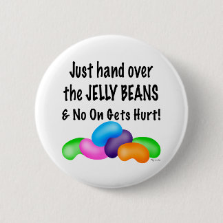 Bóton Redondo 5.08cm Feijão de geléia