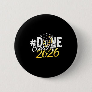 Bóton Redondo 5.08cm Feita turma de 2026 formatura sênior último dia de