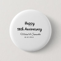 Feliz 50º aniversário adicionar nome do casal data