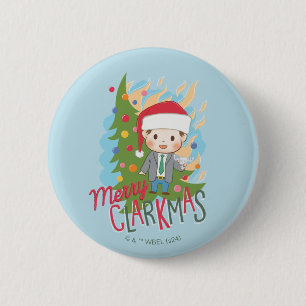 Bóton Redondo 5.08cm Feliz de Natal Clarkmas
