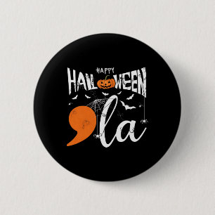 Bóton Redondo 5.08cm Feliz Halloween Va La Shirt Halloween Costume P