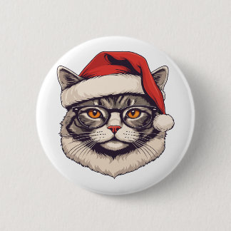 Bóton Redondo 5.08cm Feliz Natal