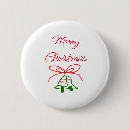 Bóton Redondo 5.08cm Feliz Natal arco verde-jingle na moda