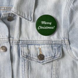 Bóton Redondo 5.08cm Feliz Natal Pinheiro Close Up Pinback