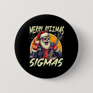 Bóton Redondo 5.08cm Feliz Rizzmas Natal Rizz Papais noeis Legal Pulmõe