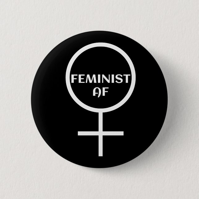 BÓTON REDONDO 5.08CM FEMINISTA AF (Frente)