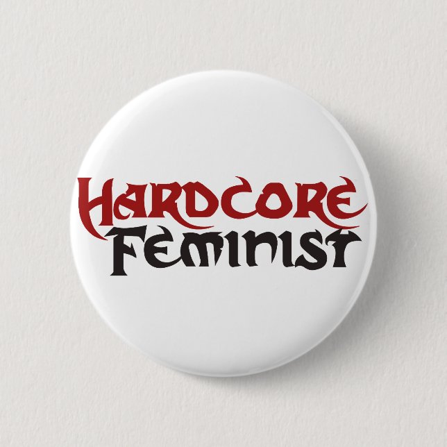 Bóton Redondo 5.08cm Feminista radical (Frente)