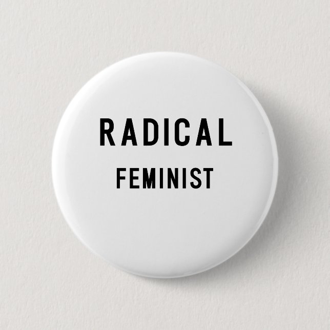 BÓTON REDONDO 5.08CM FEMINISTA RADICAL (Frente)