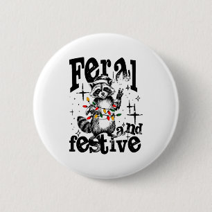 Bóton Redondo 5.08cm Feral Mas Festivo, Superestimulado Mas Festivo