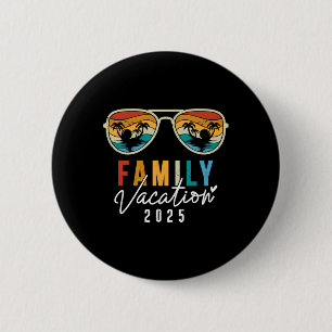 Bóton Redondo 5.08cm Férias Familiares 2025 Beach Summer Men Miúdas