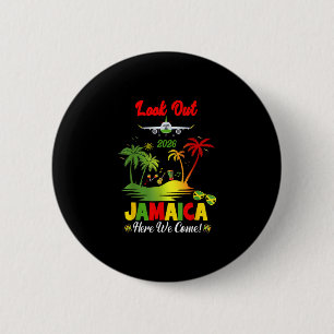 Bóton Redondo 5.08cm Férias na Jamaica 2026 Grupo Jamaicano Corresponde
