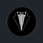 Bóton Redondo 5.08cm Festa de casamento Tuxedo Coincidindo com Despedid<br><div class="desc">Festa de casamento Tuxedo Correspondente à despedida de solteiro Noivo Engraçado</div>
