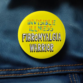 Bóton Redondo 5.08cm Fibromyalgia Warrior – Invisible Illness