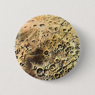 Bóton Redondo 5.08cm Ficção científica do vintage, navio de Rocket