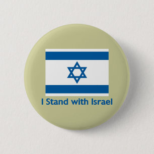 Bóton Redondo 5.08cm Fico com Presentes e Camisetas de Israel