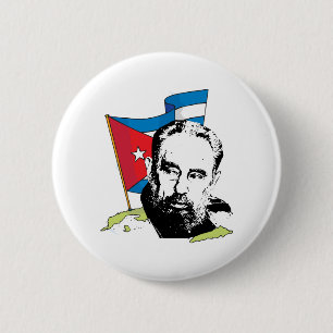 Bóton Redondo 5.08cm Fidel Castro