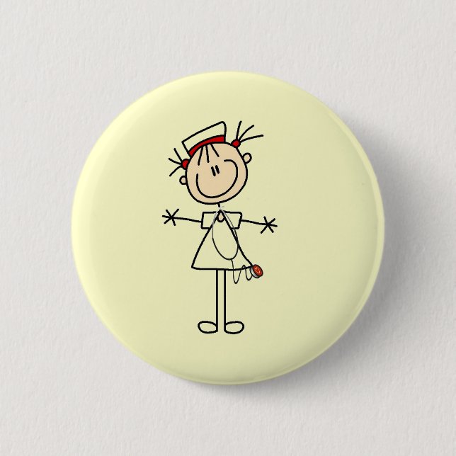 Bóton Redondo 5.08cm Figura fêmea branca presentes da vara da (Frente)