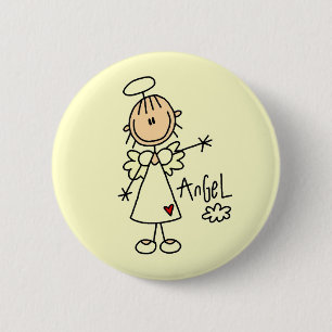 Bóton Redondo 5.08cm Figura t-shirt e presentes da vara do anjo