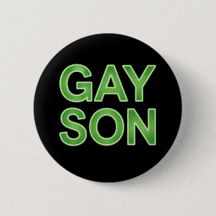Bóton Redondo 5.08cm Filho Gay Engraçado Orgulho LGBTQ