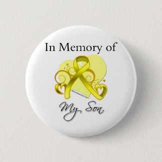 Bóton Redondo 5.08cm Filho - na memória do tributo militar