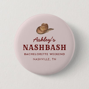 Bóton Redondo 5.08cm Fim de semana da despedida de solteira Nash Bash N