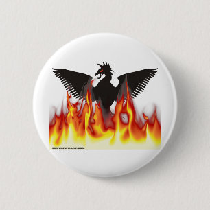 Bóton Redondo 5.08cm FireBird/Phoenix