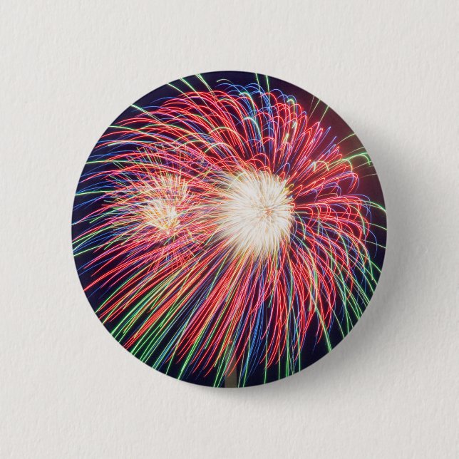 Bóton Redondo 5.08cm Fireworks (Frente)