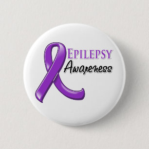 Bóton Redondo 5.08cm Fita da consciência da epilepsia