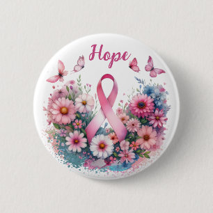 Bóton Redondo 5.08cm Fita de Consciência do Cancer da Mama