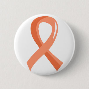 Bóton Redondo 5.08cm Fita uterina 3 do pêssego do cancer